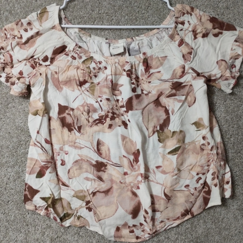 Floral Print Women's Top